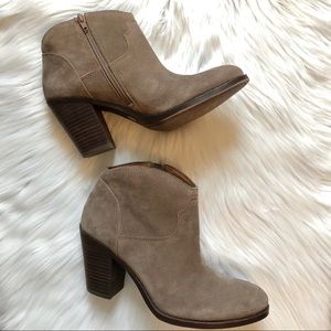 Lucky Brand Suede Ankle Bootie